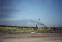 Petrolio in fiamme nella zona della raffineria