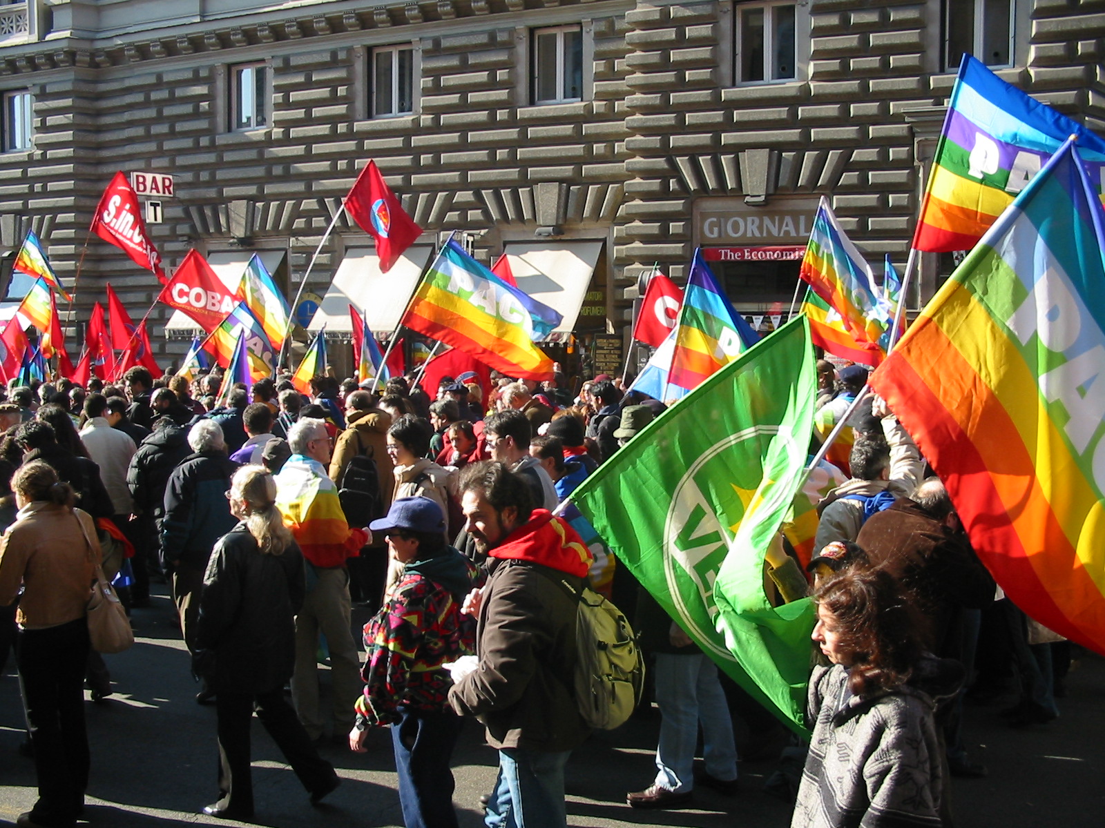 Roma - 15 Febbraio 2002 - Manifestazione Contro La Guerra In Iraq