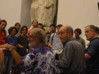 Genova, Palazzo San Giorgio, 16 luglio. Incontro con Frei Betto e Alex Zanotelli organizzato dalla Rete Lilliput.