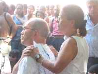 Genova, Piazza Alimonda, 20 luglio 2002, ore 17,27. Haidi e Giuliano Giuliani.