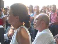 Genova, Piazza Alimonda, 20 luglio 2002, ore 17,27. Haidi e Giuliano Giuliani.