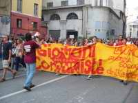 Genova, 20 luglio 2002, h. 18,30 circa. Il corteo dei Social Forum da Piazza Verdi a Piazza Caricamento.