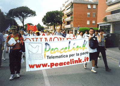 PeaceLink alla marcia Perugia Assisi del 16 maggio